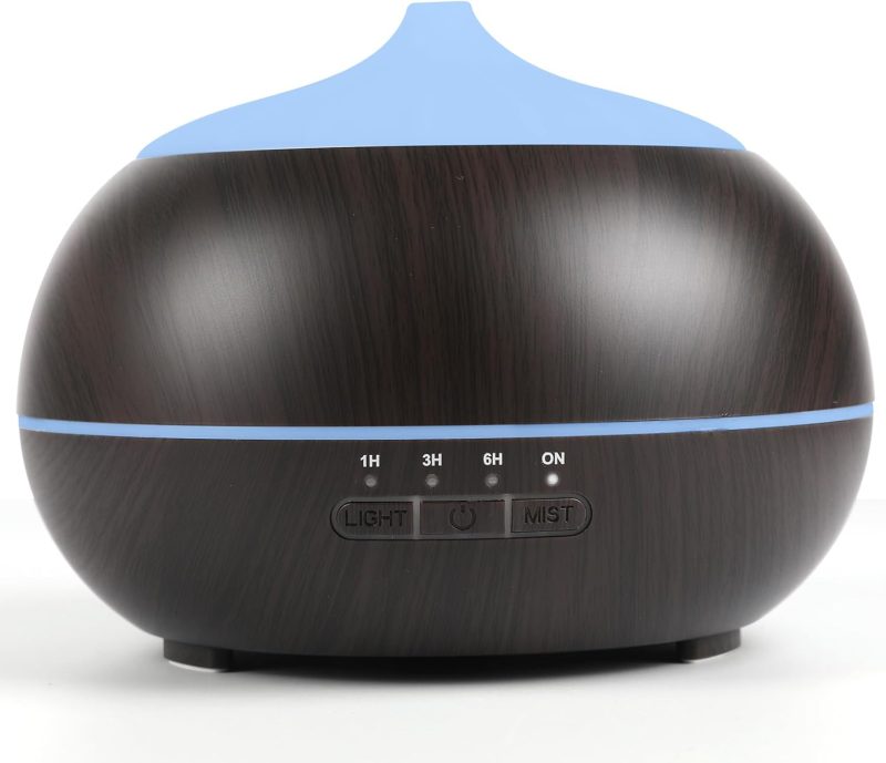 NiceFEN WR1-25000 Essential Oil Diffuser - BPA Free Ultrasonic Aromatherapy Diffuser, with 7-Color Lights Waterless Auto Shut Off
