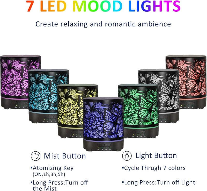 WXR2-30K Aroma Diffuser with Essential Oils Set 500 ML Essential Oil Diffuser - Image 3